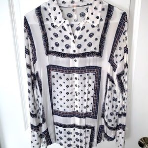 Free People Button Down Blouse